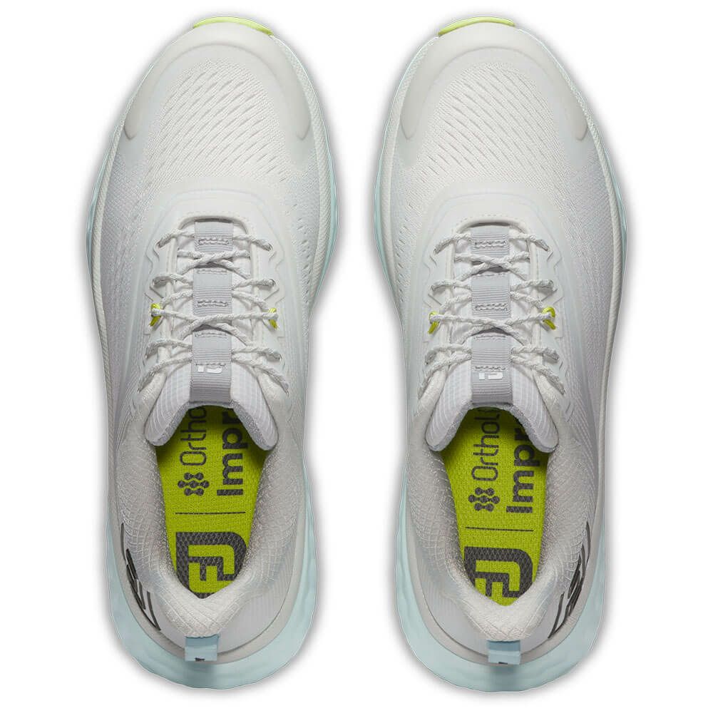 フットジョイ　クオンタム レース 2025年モデル レディース スパイクレス ゴルフシューズ 97817 グレー/ブルー 詳細6