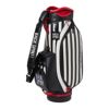 バックスピンゴルフ BACK SPIN! GOLF　ストライプ キャディバッグ BSBE01C107 WHBK ホワイト/ブラック　2025年モデル