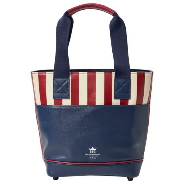 バックスピンゴルフ BACK SPIN! GOLF　ストライプ カートバッグ BSBE01B311 RDNV レッド/ネイビー　2025年モデル　詳細2