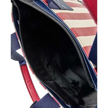 バックスピンゴルフ BACK SPIN! GOLF　ストライプ カートバッグ BSBE01B311 RDNV レッド/ネイビー　2025年モデル　詳細5