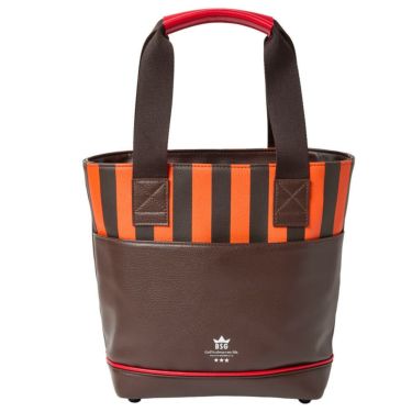 バックスピンゴルフ BACK SPIN! GOLF　ストライプ カートバッグ BSBE01B311 ORBR オレンジ/ブラウン　2025年モデル　詳細2