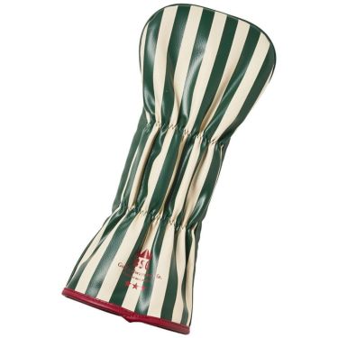 バックスピンゴルフ BACK SPIN! GOLF　ストライプ ドライバー用 ヘッドカバー BSBE01H515 GRIV グリーン/アイボリー　2025年モデル　詳細2