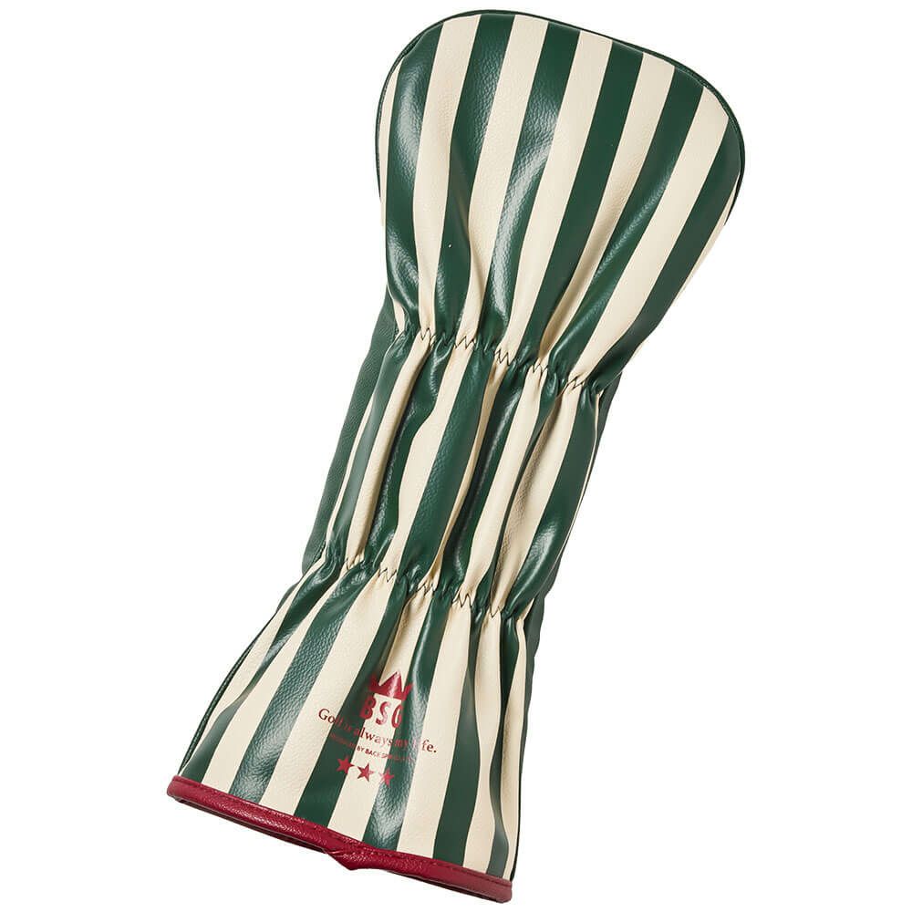 バックスピンゴルフ BACK SPIN! GOLF　ストライプ ドライバー用 ヘッドカバー BSBE01H515 GRIV グリーン/アイボリー　2025年モデル　詳細2