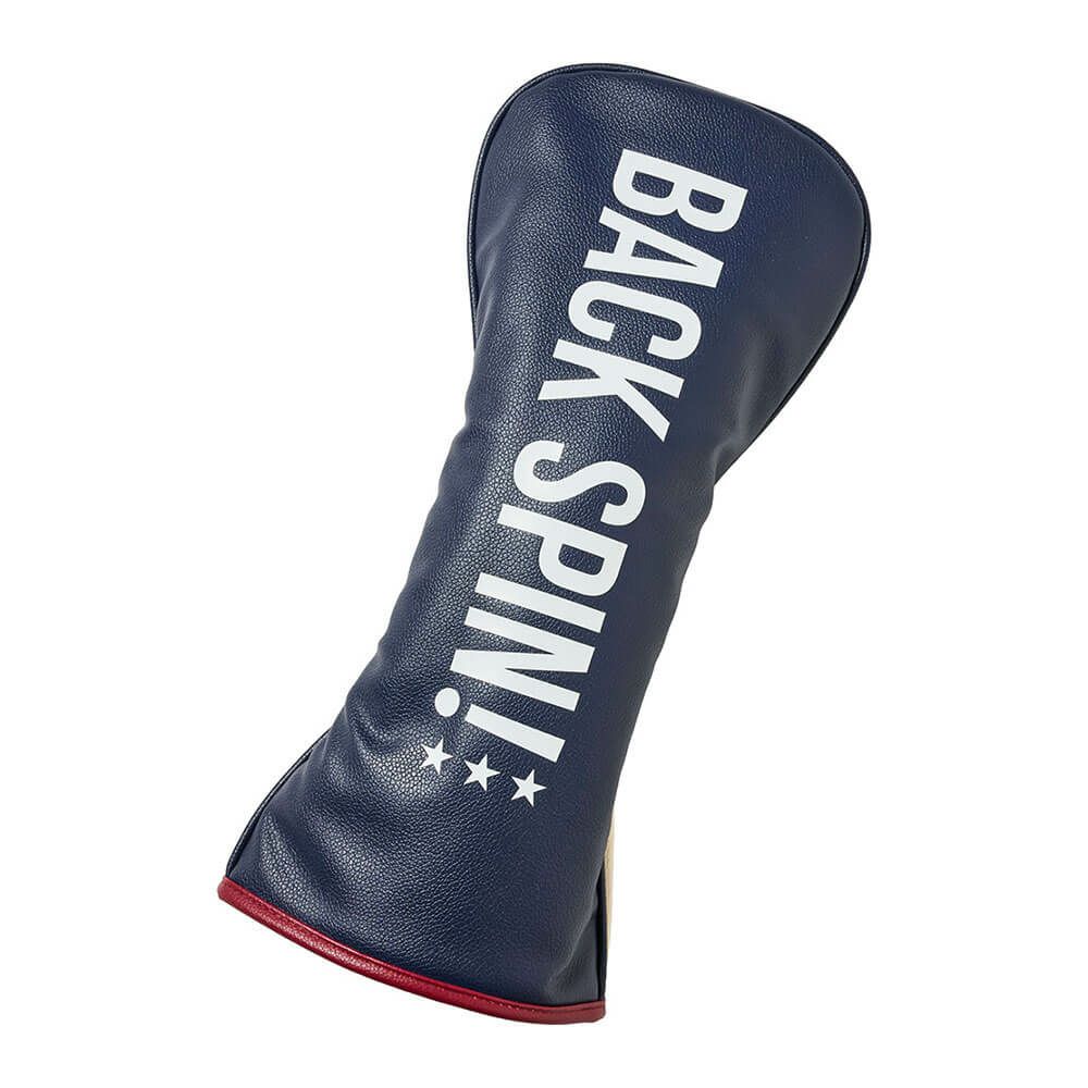 バックスピンゴルフ BACK SPIN! GOLF　ストライプ ドライバー用 ヘッドカバー BSBE01H515 RDNV レッド/ネイビー　2025年モデル