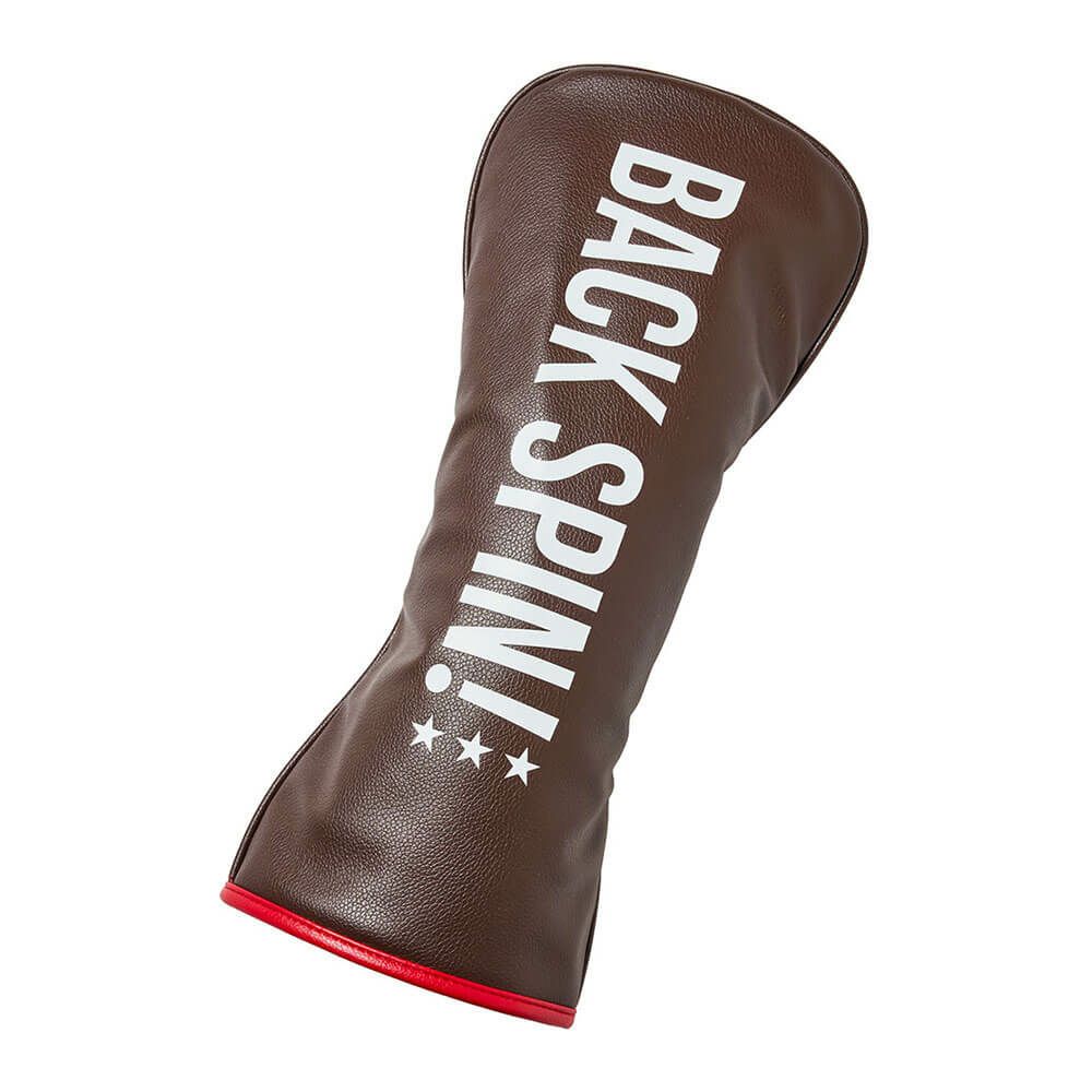 バックスピンゴルフ BACK SPIN! GOLF　ストライプ ドライバー用 ヘッドカバー BSBE01H515 ORBR オレンジ/ブラウン　2025年モデル