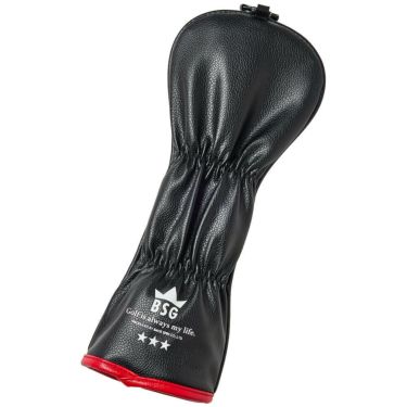 バックスピンゴルフ BACK SPIN! GOLF　ストライプ フェアウェイウッド用 ヘッドカバー BSBE01H516 WHBK ホワイト/ブラック　2025年モデル　詳細2