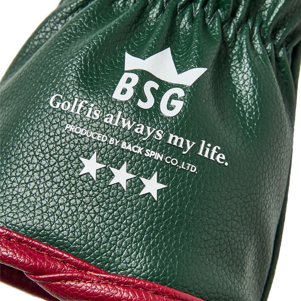 バックスピンゴルフ BACK SPIN! GOLF　ストライプ フェアウェイウッド用 ヘッドカバー BSBE01H516 GRIV グリーン/アイボリー　2025年モデル　詳細3
