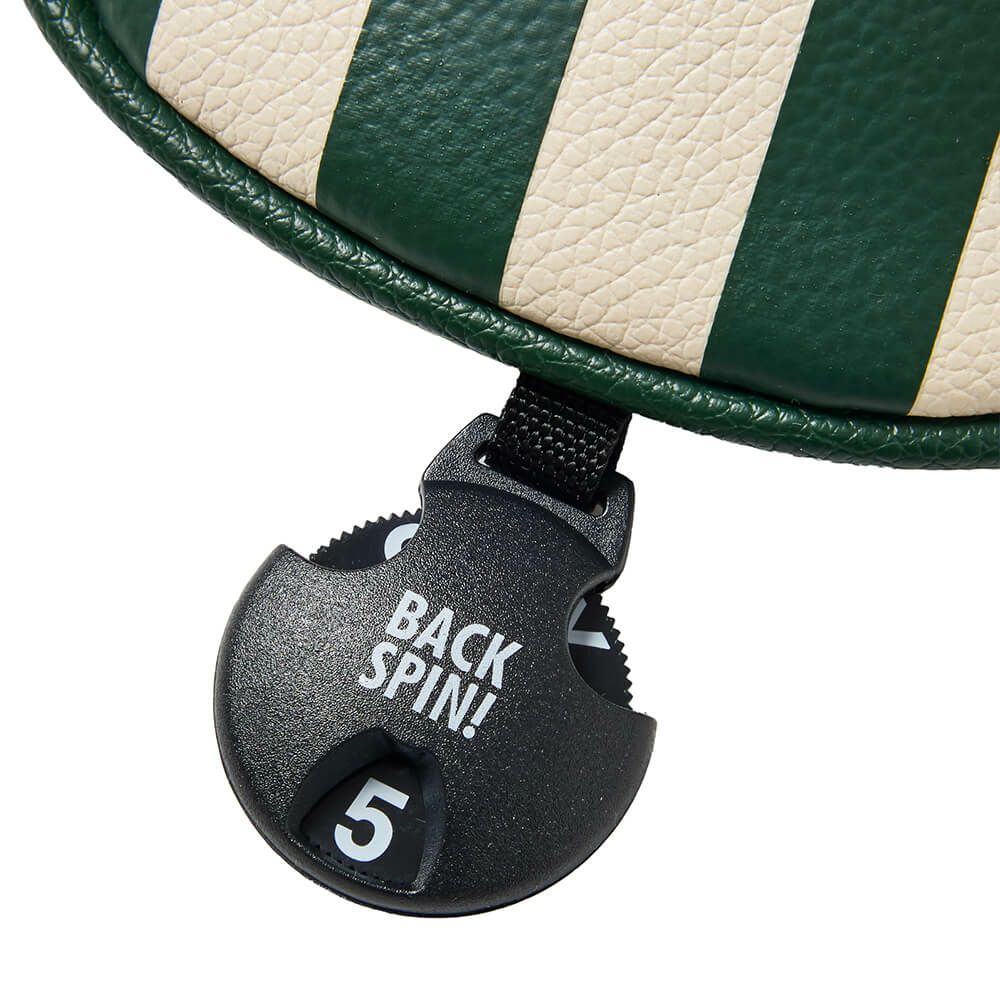 バックスピンゴルフ BACK SPIN! GOLF　ストライプ フェアウェイウッド用 ヘッドカバー BSBE01H516 GRIV グリーン/アイボリー　2025年モデル　詳細4