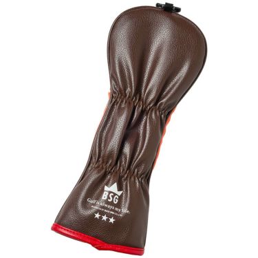 バックスピンゴルフ BACK SPIN! GOLF　ストライプ フェアウェイウッド用 ヘッドカバー BSBE01H516 ORBR オレンジ/ブラウン　2025年モデル　詳細2