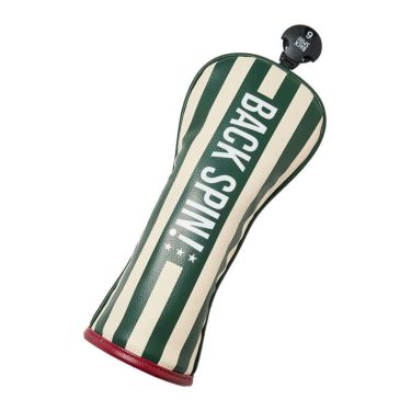 バックスピンゴルフ BACK SPIN! GOLF　ストライプ ユーティリティ用 ヘッドカバー BSBE01H517 GRIV グリーン/アイボリー　2025年モデル