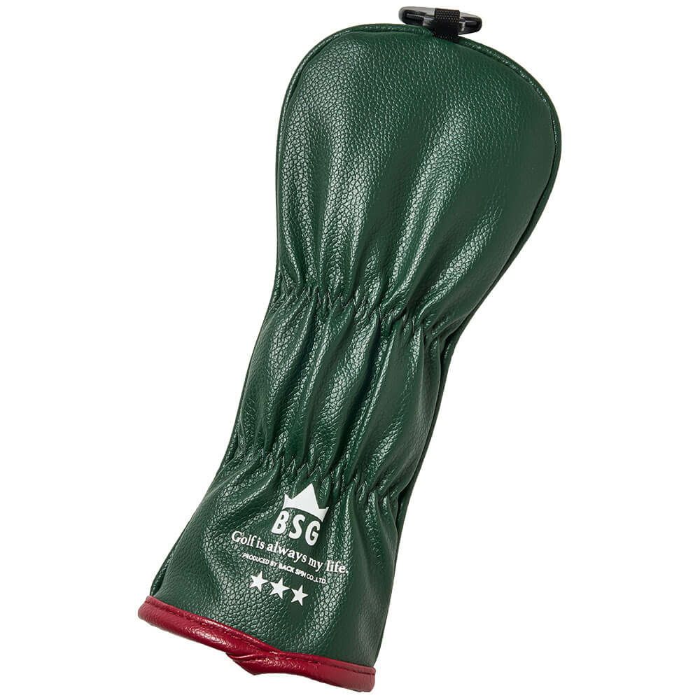 バックスピンゴルフ BACK SPIN! GOLF　ストライプ ユーティリティ用 ヘッドカバー BSBE01H517 GRIV グリーン/アイボリー　2025年モデル　詳細2