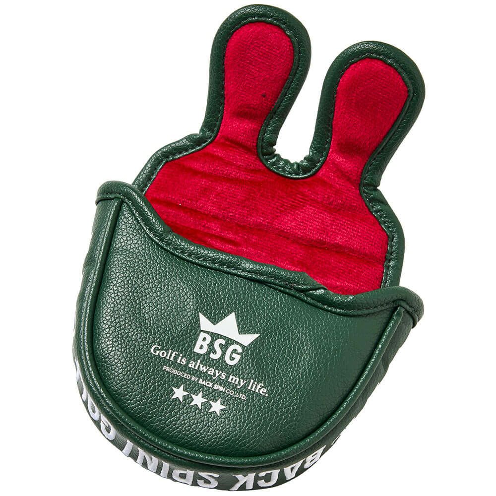 バックスピンゴルフ BACK SPIN! GOLF　ストライプ マレットタイプ用 パターカバー BSBE01H518 GRIV グリーン/アイボリー　2025年モデル　詳細3