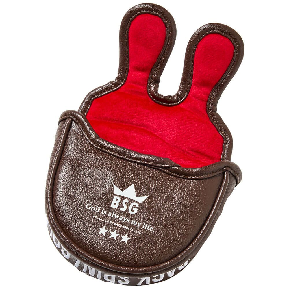 バックスピンゴルフ BACK SPIN! GOLF　ストライプ マレットタイプ用 パターカバー BSBE01H518 ORBR オレンジ/ブラウン　2025年モデル　詳細3