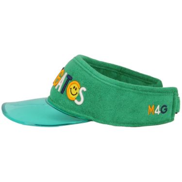 パーリーゲイツ PEARLY GATES　クリアブリムバイザー 053-5287604 142 ライトグリーン　2025年モデル　詳細3