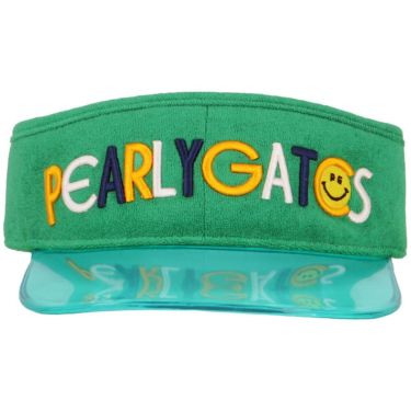 パーリーゲイツ PEARLY GATES　クリアブリムバイザー 053-5287604 142 ライトグリーン　2025年モデル　詳細4