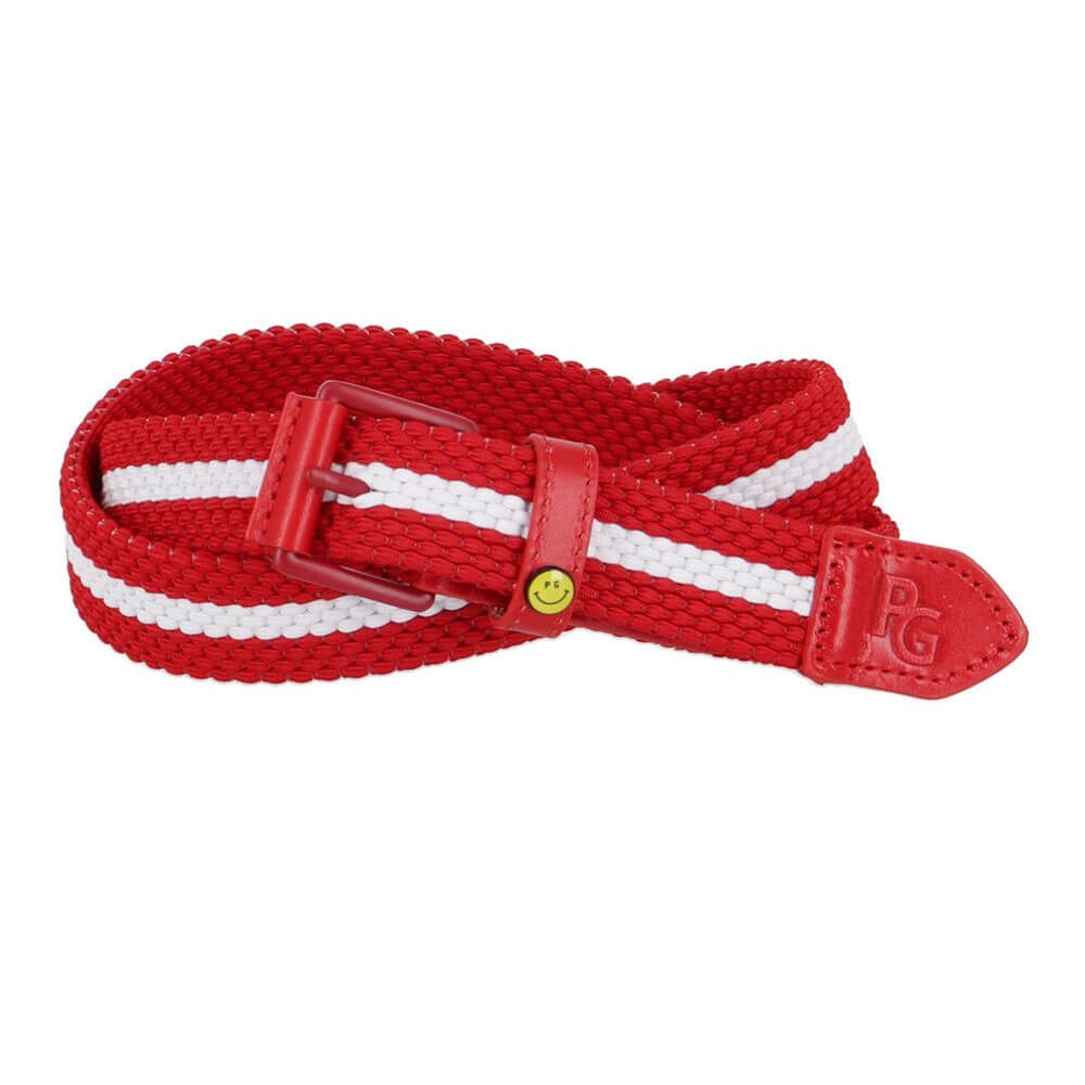 パーリーゲイツ PEARLY GATES　ゴム メッシュ ベルト 053-5182503 101 レッド　2025年モデル レッド