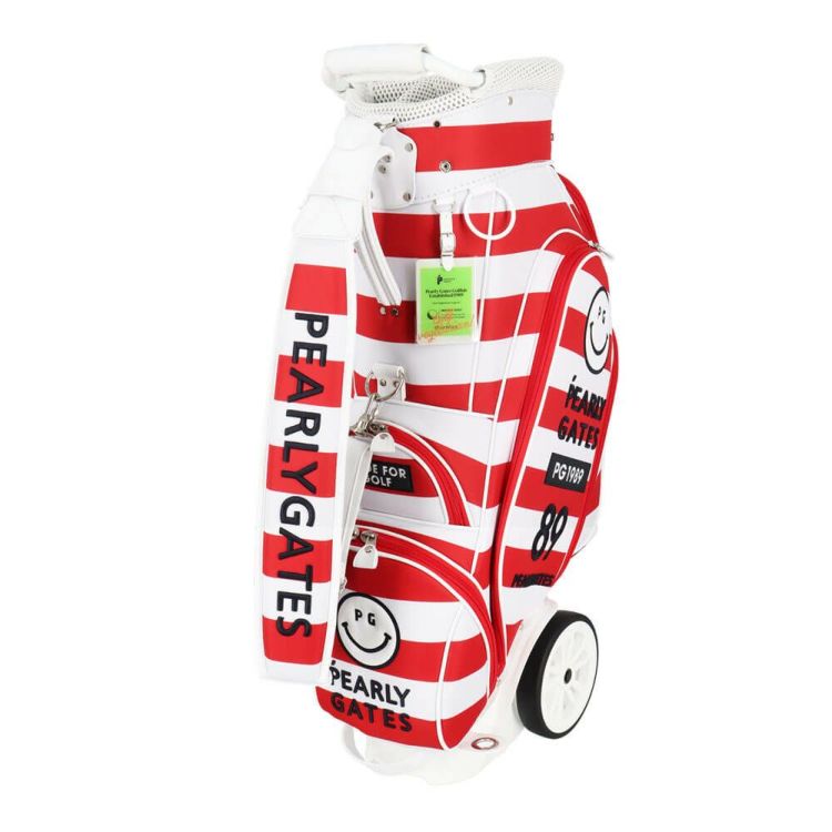 パーリーゲイツ PEARLY GATES キャスター付き ボーダー柄 キャディ