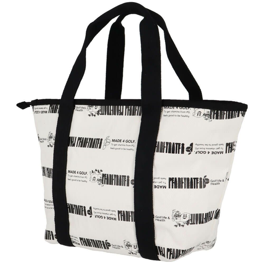 パーリーゲイツ PEARLY GATES　ボーダー柄 ロッカーバッグ 053-5181501 031 ホワイト　2025年モデル　詳細3