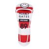 パーリーゲイツ PEARLY GATES　ボーダー柄 ユーティリティ用 ヘッドカバー 053-5184502 101 レッド　2025年モデル