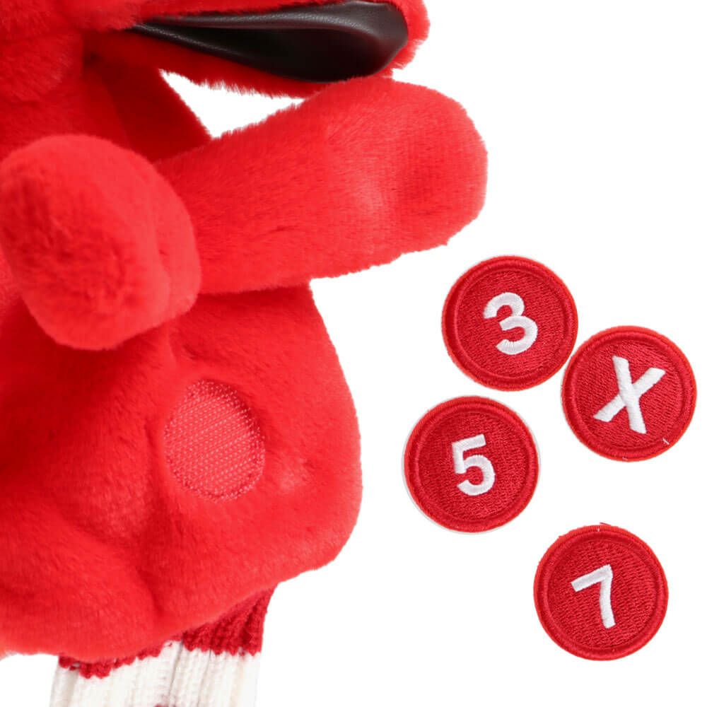 パーリーゲイツ PEARLY GATES　Bio うさぎ フェアウェイウッド用 ヘッドカバー 053-5184506 100 レッド　2025年モデル　詳細5