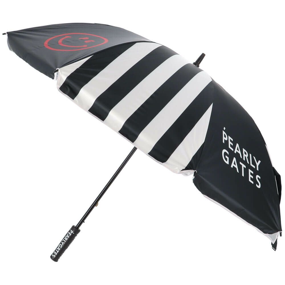 パーリーゲイツ PEARLY GATES　ストライプ柄 UV アンブレラ 053-5184515 121 ネイビー　2025年モデル　詳細2