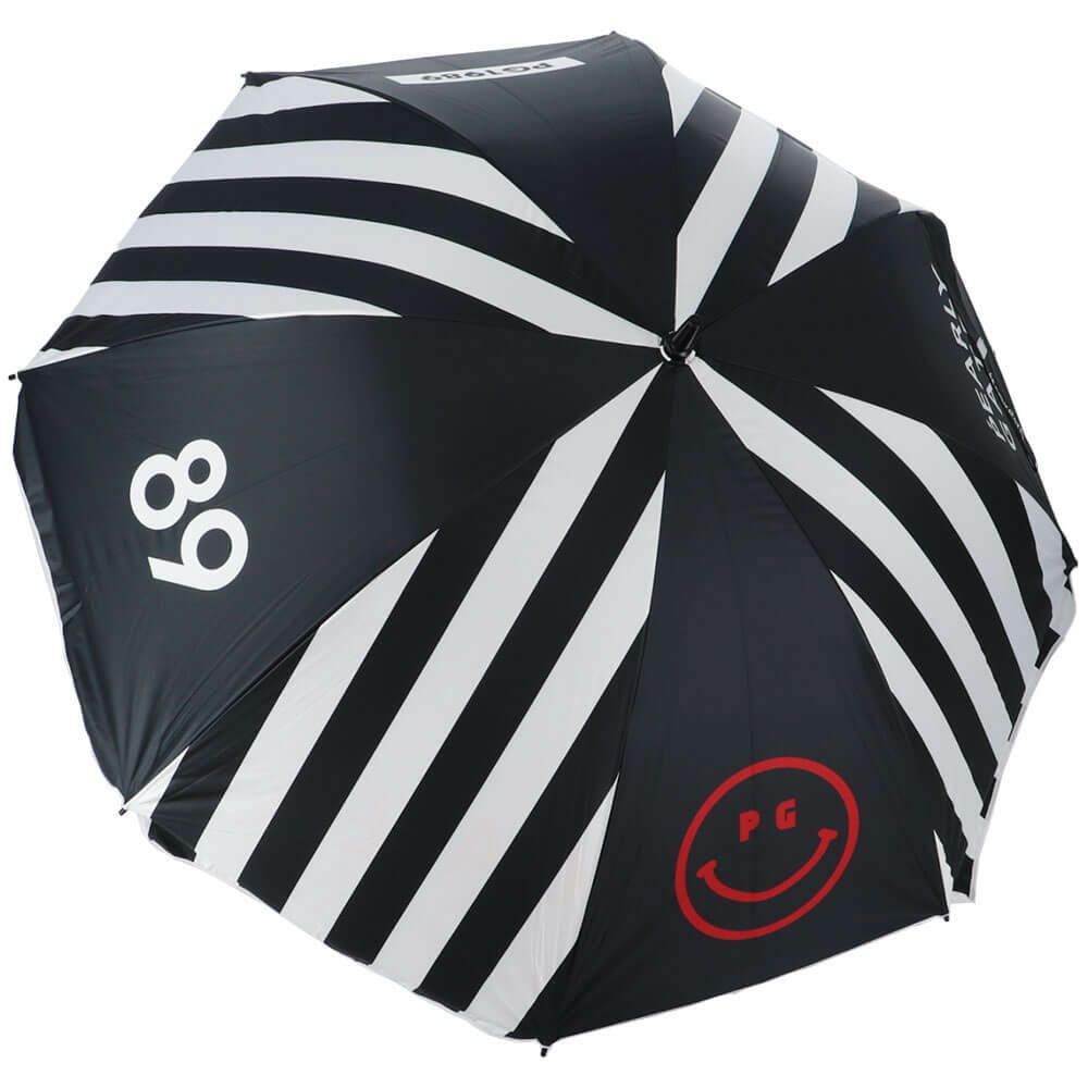 パーリーゲイツ PEARLY GATES　ストライプ柄 UV アンブレラ 053-5184515 121 ネイビー　2025年モデル　詳細3