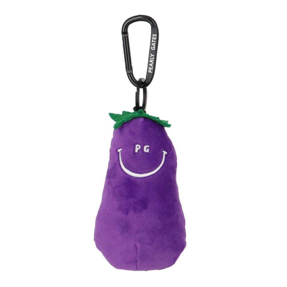 パーリーゲイツ PEARLY GATES　ベジタブル ぬいぐるみ mini ポーチ 053-5284602 080 パープル　2025年モデル