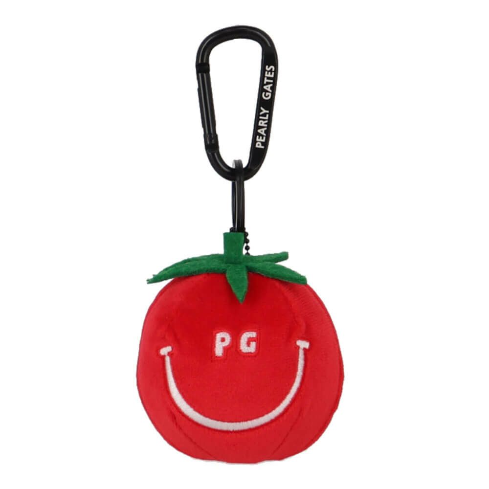 パーリーゲイツ PEARLY GATES　ベジタブル ぬいぐるみ mini ポーチ 053-5284602 100 レッド　2025年モデル