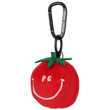 パーリーゲイツ PEARLY GATES　ベジタブル ぬいぐるみ mini ポーチ 053-5284602 100 レッド　2025年モデル　詳細2