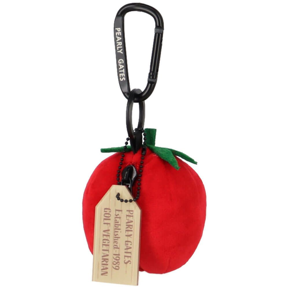 パーリーゲイツ PEARLY GATES　ベジタブル ぬいぐるみ mini ポーチ 053-5284602 100 レッド　2025年モデル　詳細3