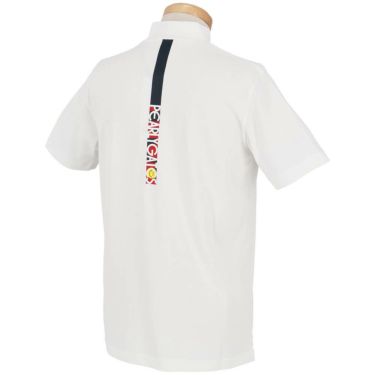 パーリーゲイツ PEARLY GATES　メンズ ハニカム 鹿の子 半袖 モックネックシャツ 053-5267601　2025年モデル 詳細2