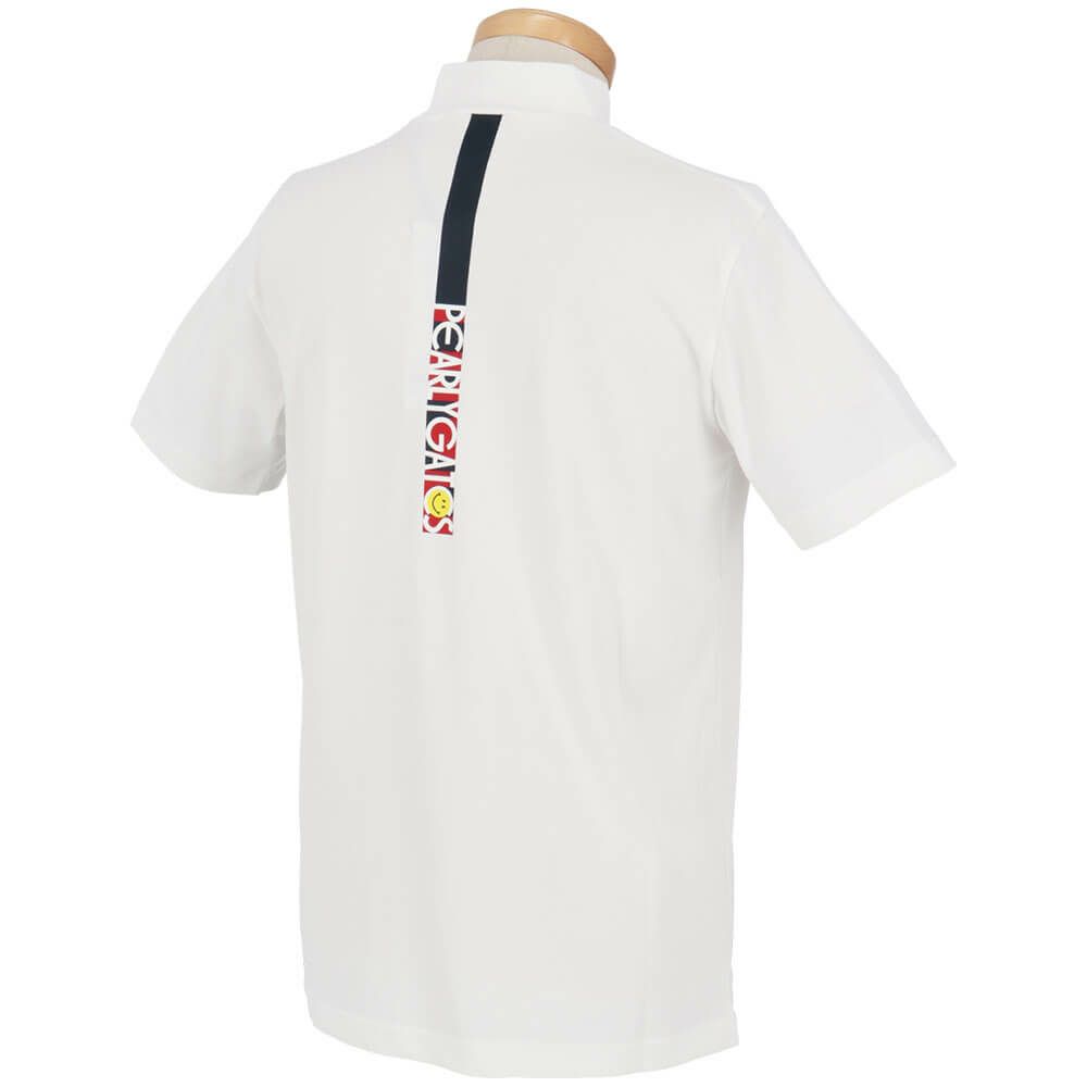 パーリーゲイツ PEARLY GATES　メンズ ハニカム 鹿の子 半袖 モックネックシャツ 053-5267601　2025年モデル 詳細2