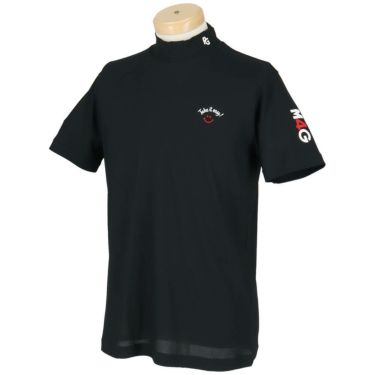 パーリーゲイツ PEARLY GATES　メンズ ハニカム 鹿の子 半袖 モックネックシャツ 053-5267601　2025年モデル 詳細5