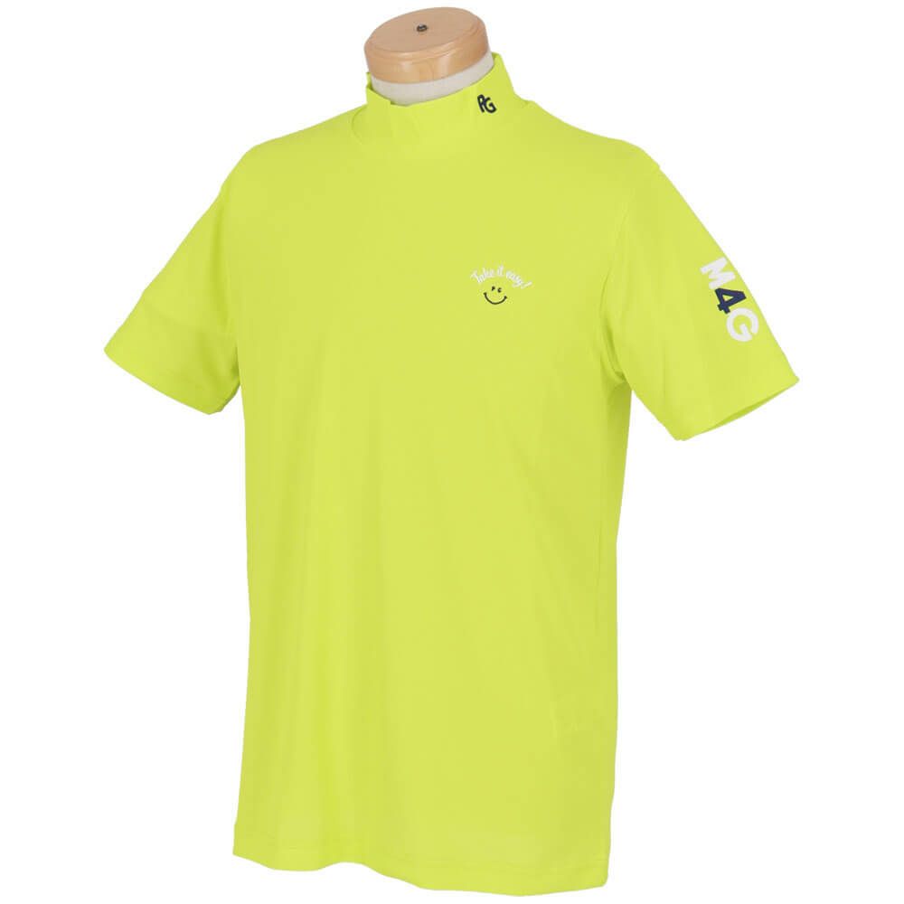 パーリーゲイツ PEARLY GATES　メンズ ハニカム 鹿の子 半袖 モックネックシャツ 053-5267601　2025年モデル 詳細7