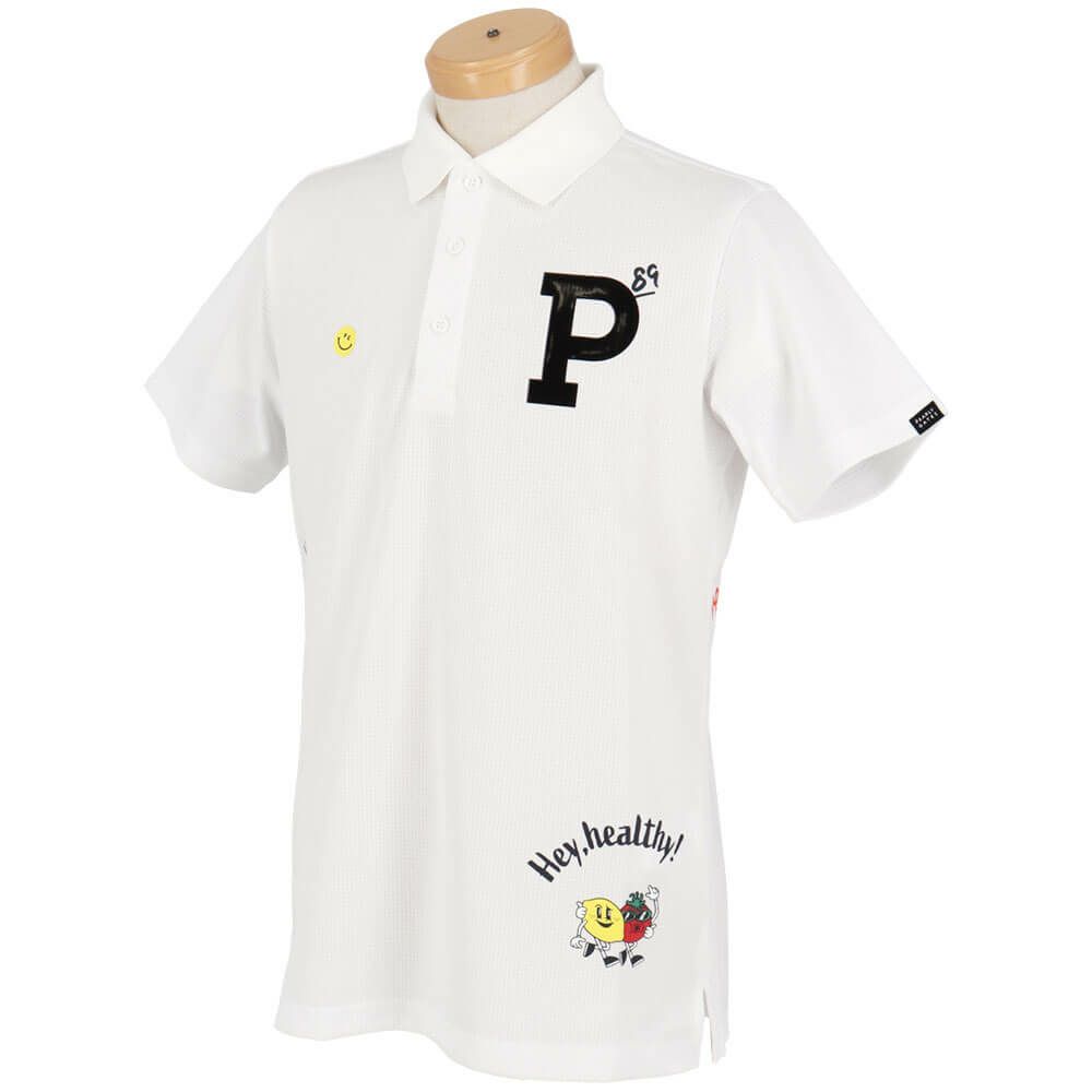 パーリーゲイツ PEARLY GATES　メンズ ワッフルメッシュ 半袖 ポロシャツ 053-5160513　2025年モデル 詳細3