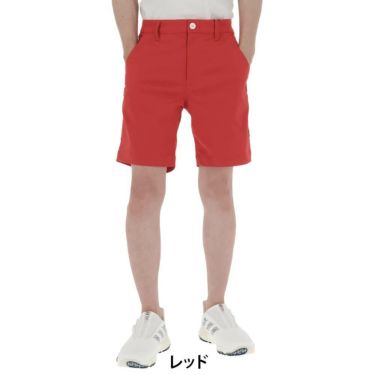 パーリーゲイツ PEARLY GATES　メンズ ストレッチ ドビー ショートパンツ 053-5132501　2025年モデル レッド
