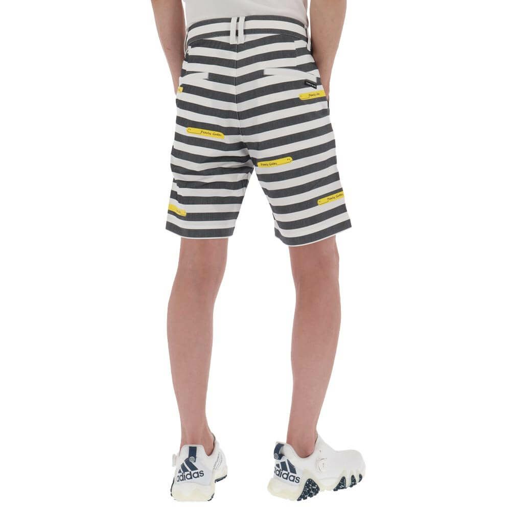 パーリーゲイツ PEARLY GATES　メンズ ボーダー柄 ストレッチ ショートパンツ 053-5132513　2025年モデル 詳細2