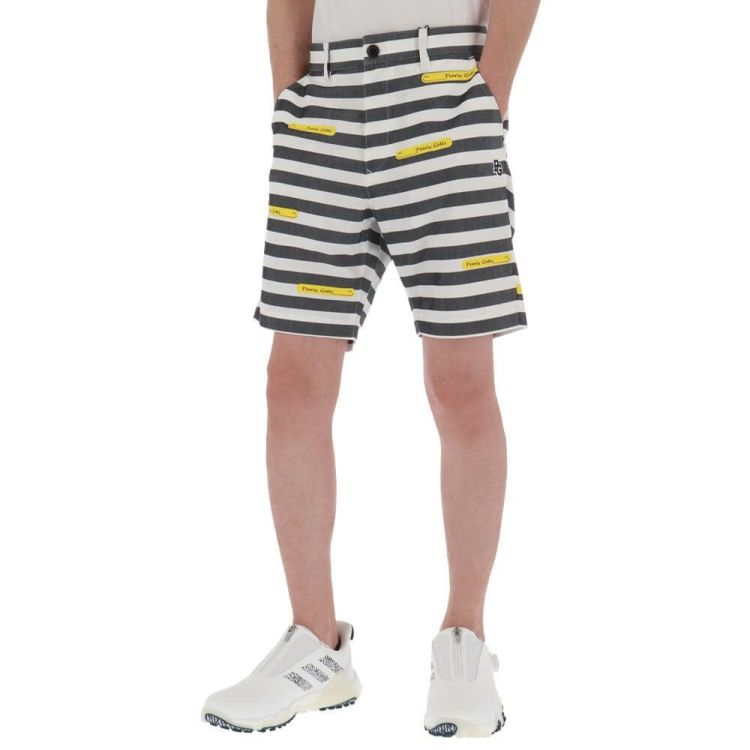 パーリーゲイツ PEARLY GATES メンズ ボーダー柄 ストレッチ ショート