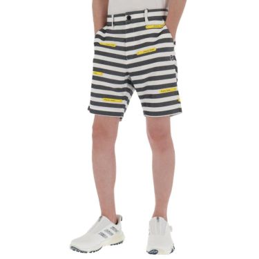 パーリーゲイツ PEARLY GATES　メンズ ボーダー柄 ストレッチ ショートパンツ 053-5132513　2025年モデル 詳細3