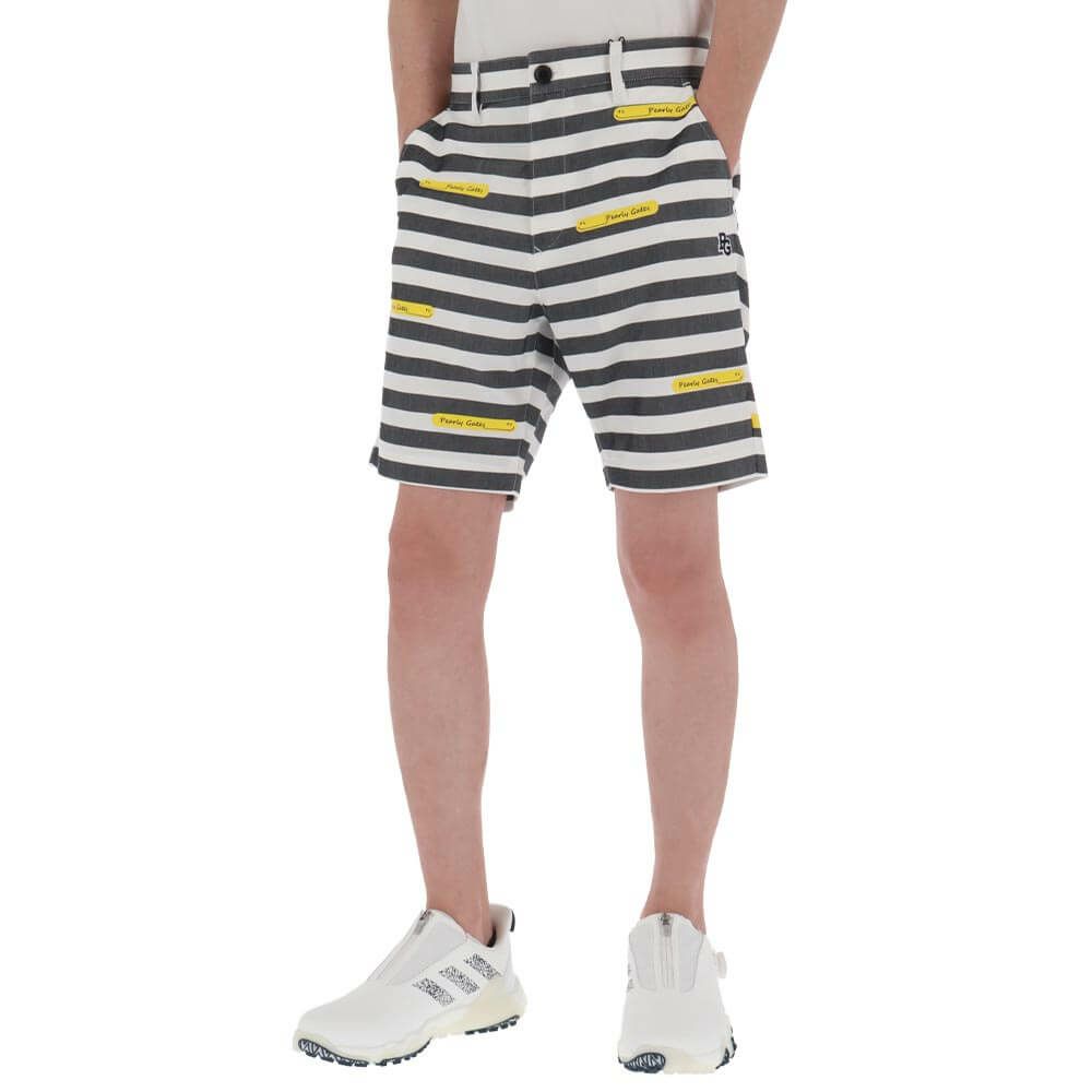 パーリーゲイツ PEARLY GATES　メンズ ボーダー柄 ストレッチ ショートパンツ 053-5132513　2025年モデル 詳細3