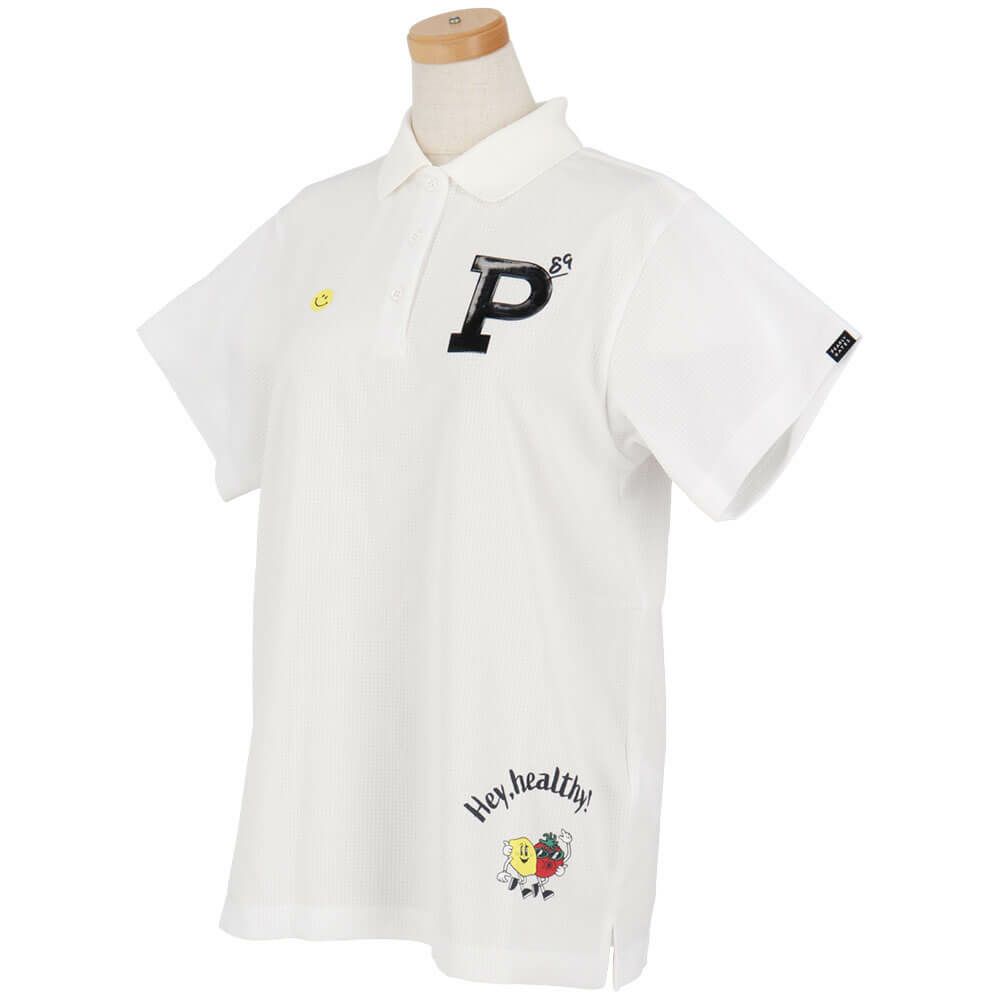 パーリーゲイツ PEARLY GATES　レディース ワッフルメッシュ 半袖 ポロシャツ 055-5160514　2025年モデル 詳細3