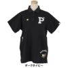 パーリーゲイツ PEARLY GATES　レディース ワッフルメッシュ 半袖 ポロシャツ 055-5160514　2025年モデル ダークネイビー
