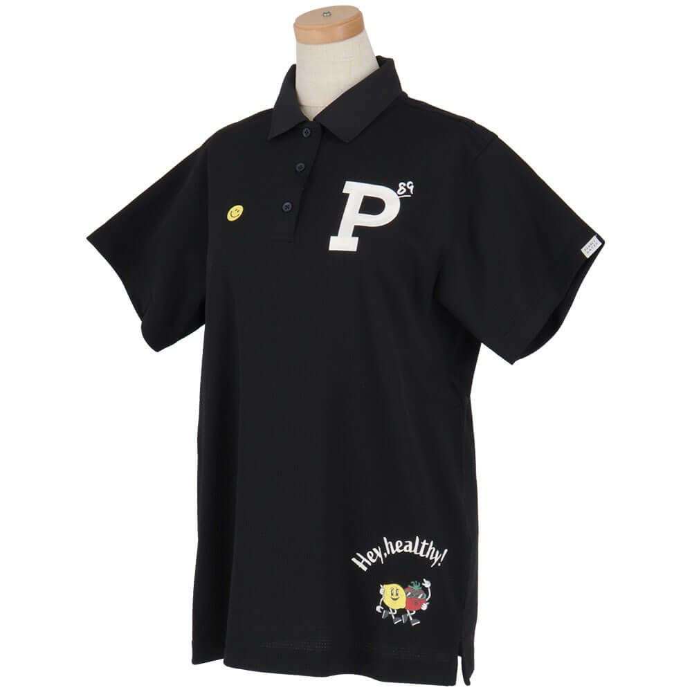 パーリーゲイツ PEARLY GATES　レディース ワッフルメッシュ 半袖 ポロシャツ 055-5160514　2025年モデル 詳細5