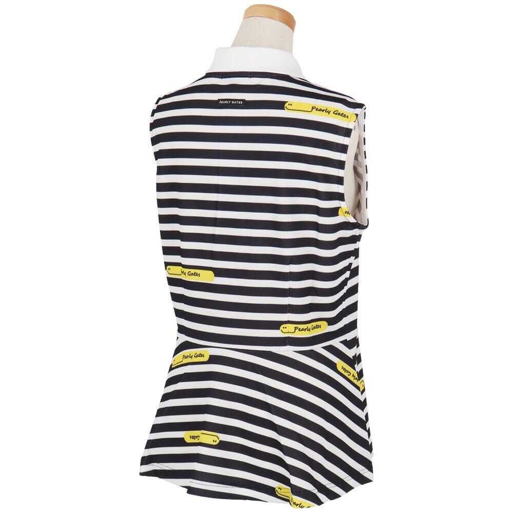 パーリーゲイツ PEARLY GATES　レディース 4WAY ポップコーン スリーブレス ポロシャツ 055-5160526　2025年モデル 詳細2