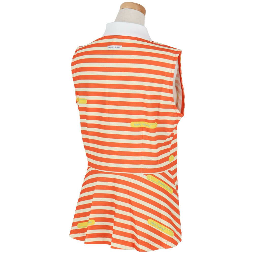 パーリーゲイツ PEARLY GATES　レディース 4WAY ポップコーン スリーブレス ポロシャツ 055-5160526　2025年モデル 詳細4