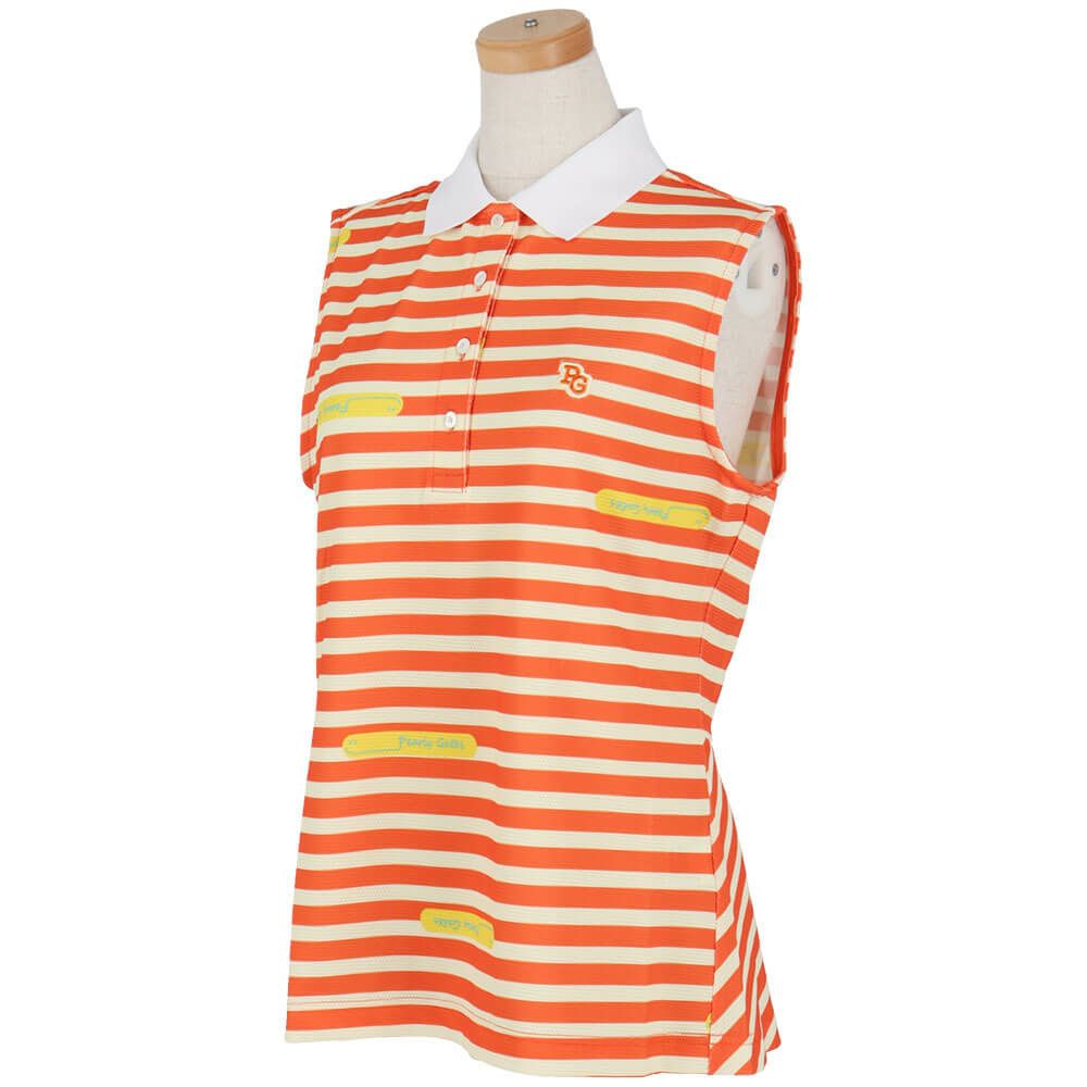 パーリーゲイツ PEARLY GATES　レディース 4WAY ポップコーン スリーブレス ポロシャツ 055-5160526　2025年モデル 詳細5
