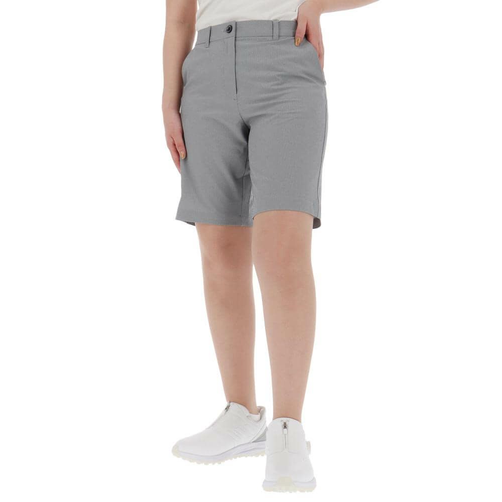 マンシングウェア Munsingwear　レディース サッカーストライプ柄 ストレッチ ショートパンツ MG5SHP81L　2025年モデル 詳細9