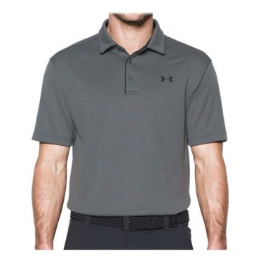 アンダーアーマー UNDER ARMOUR　メンズ 4WAYストレッチ UVケア 半袖 ポロシャツ 1290140 040 Graphite/Black Graphite（040）