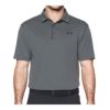 アンダーアーマー UNDER ARMOUR　メンズ 4WAYストレッチ UVケア 半袖 ポロシャツ 1290140 040 Graphite/Black Graphite（040）