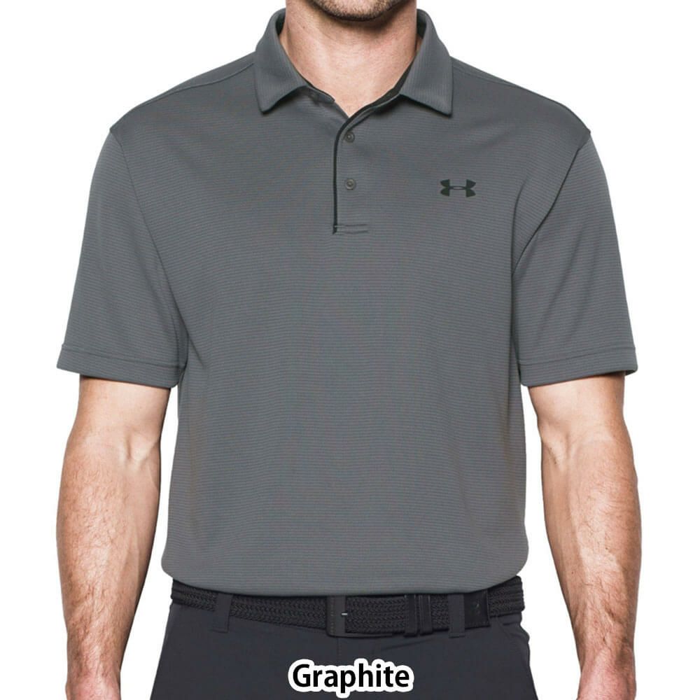 アンダーアーマー UNDER ARMOUR　メンズ 4WAYストレッチ UVケア 半袖 ポロシャツ 1290140 040 Graphite（040）